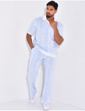 Ensemble pantalon et polo à motifs