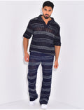 Ensemble pantalon et polo ajouré