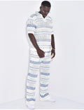 Ensemble pantalon et polo ajouré