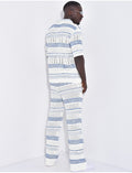 Ensemble pantalon et polo ajouré