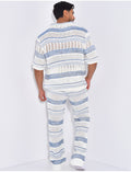 Ensemble pantalon et polo ajouré