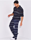 Ensemble pantalon et polo ajouré