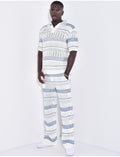 Ensemble pantalon et polo ajouré