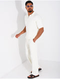 Ensemble pantalon et polo zippé