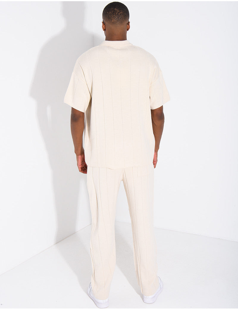 Ensemble pantalon et polo zippé