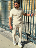 Ensemble t-shirt oversize & pantalon côtelé