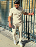 Ensemble t-shirt oversize & pantalon côtelé