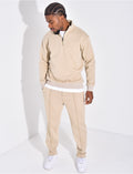 Ensemble pantalon et pull à col zippé