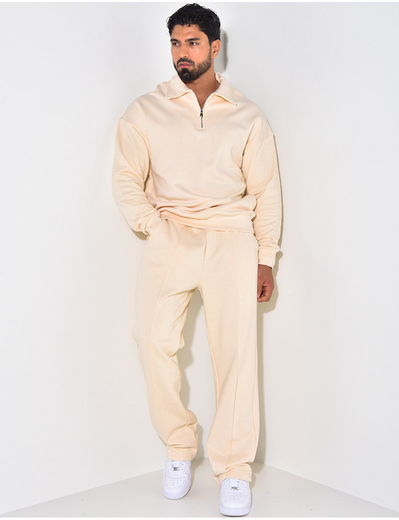Ensemble pantalon et pull à zip