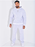 Ensemble pantalon et sweat à col zippé