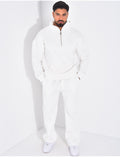 Ensemble pantalon et sweat à col zippé