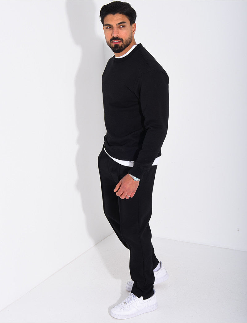 Ensemble pantalon et sweat col rond