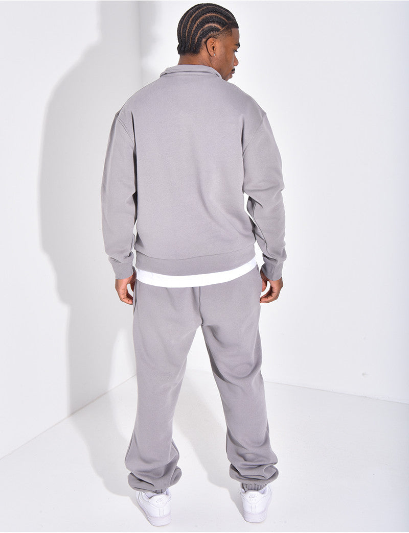 Ensemble pantalon et sweat zippé