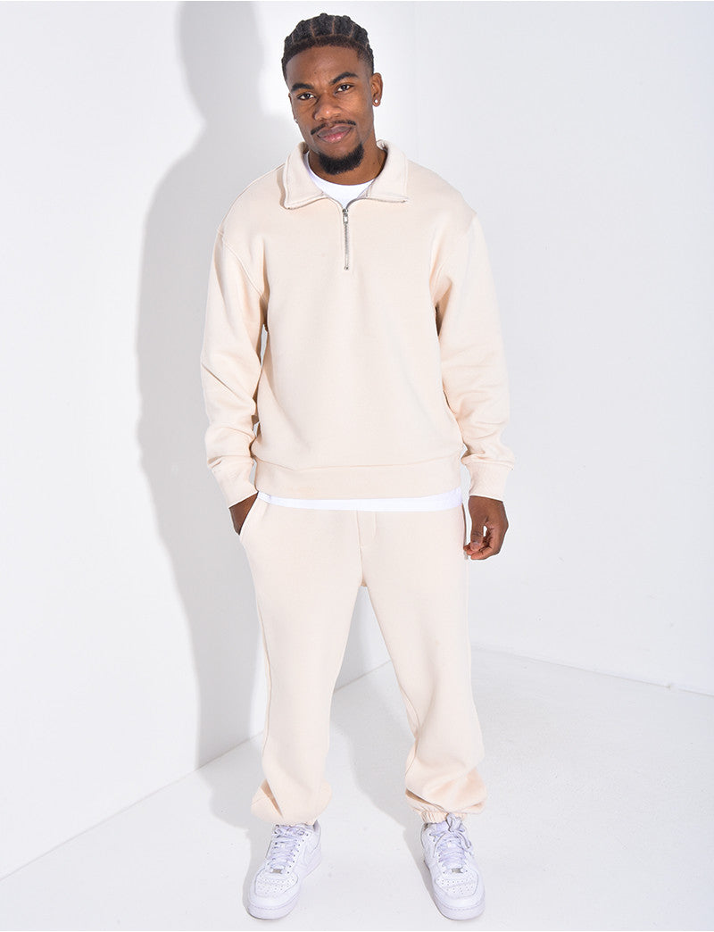 Ensemble pantalon et sweat zippé