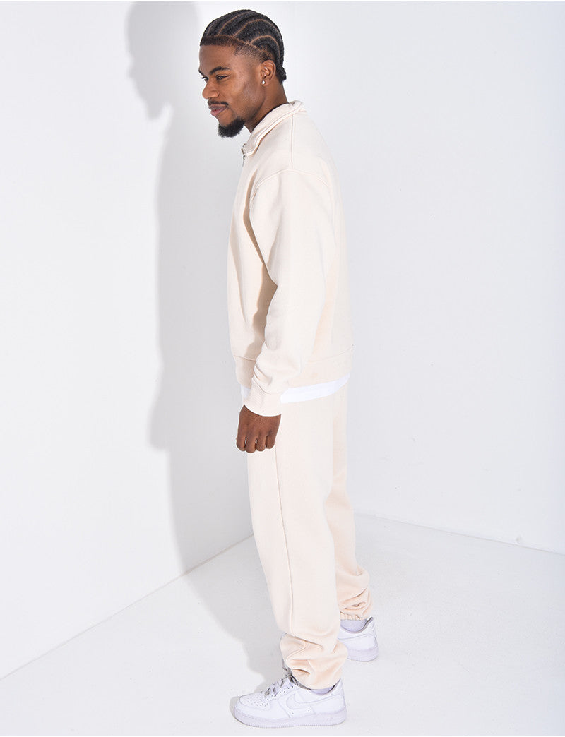 Ensemble pantalon et sweat zippé