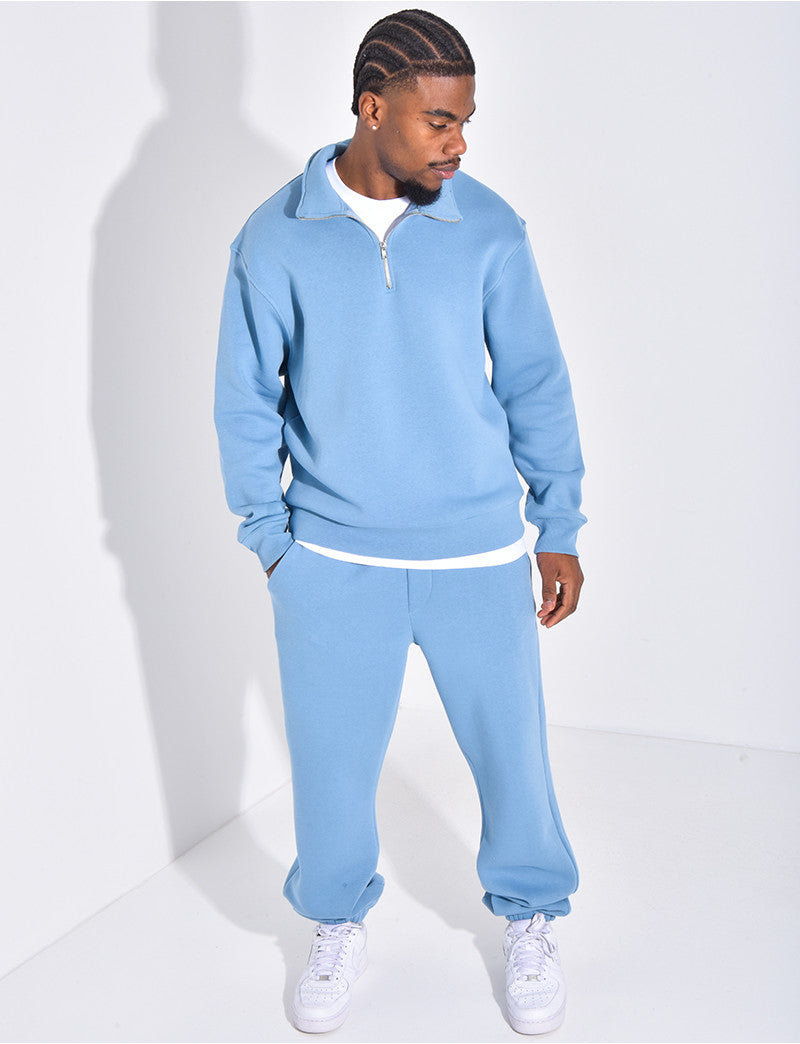 Ensemble pantalon et sweat zippé