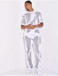Ensemble pantalon et t-shirt à motifs