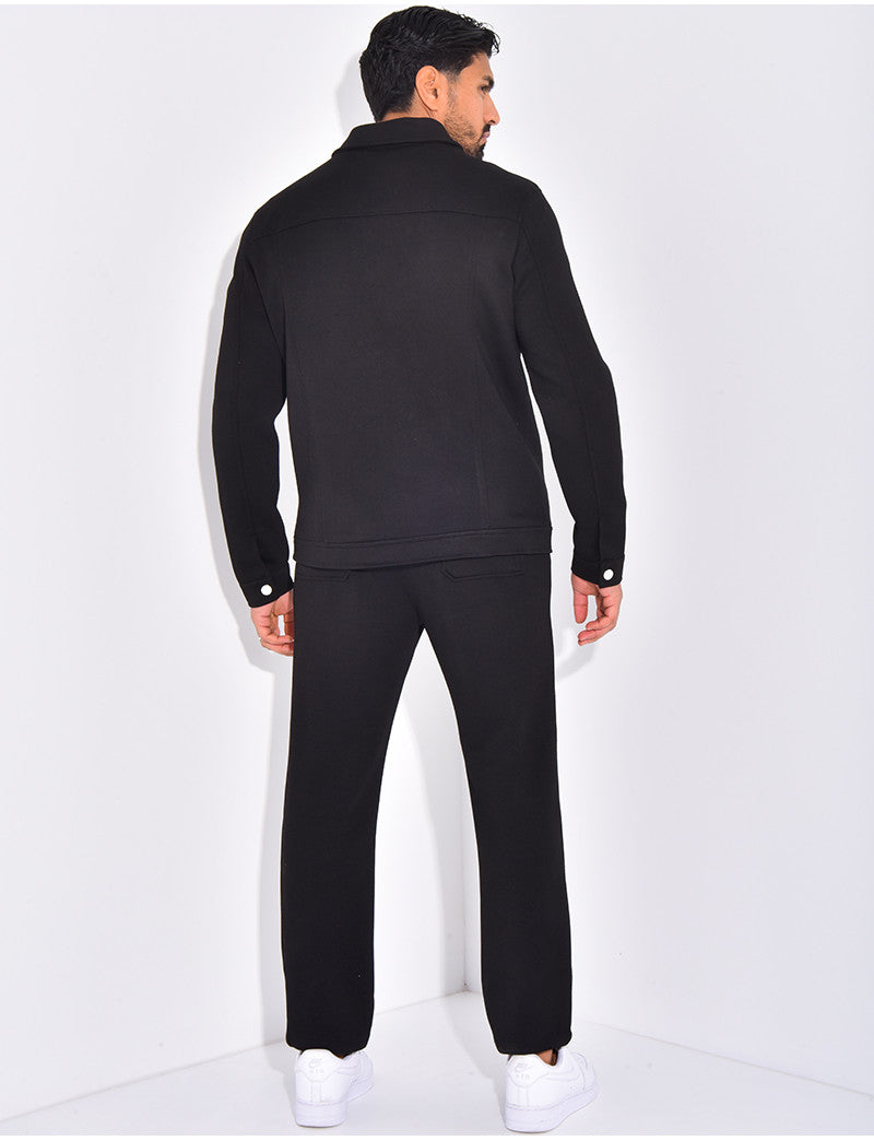 Ensemble pantalon et veste à poches