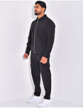 Ensemble pantalon et veste zippée