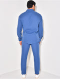 Ensemble pantalon resserré et chemise en coton