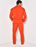Ensemble pantalon resserré et chemise en coton