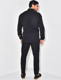 Ensemble pantalon resserré et chemise en coton