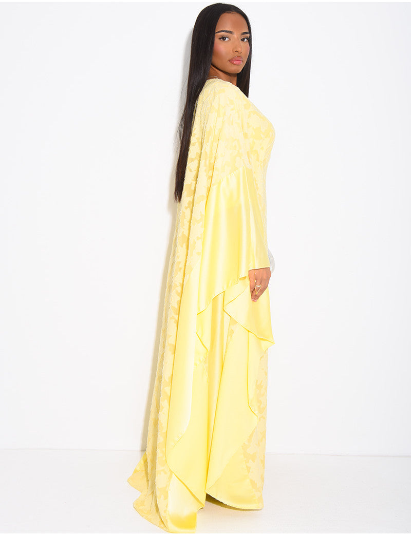 Ensemble robe papillon texturée et sous robe