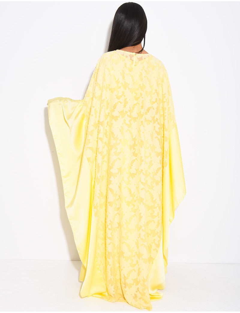 Ensemble robe papillon texturée et sous robe