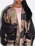 Ensemble robe manches longues et kimono premium assorti