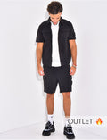Ensemble short et chemise à poches