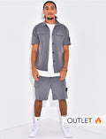 Ensemble short et chemise à poches