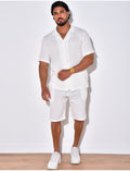 Ensemble short et chemise en coton