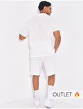 Ensemble short et chemise en gaze de coton