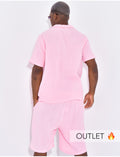 Ensemble short et chemise en gaze de coton