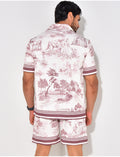 Ensemble short et chemise manches courtes