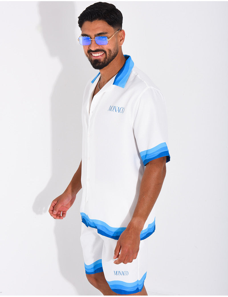 Ensemble short et chemise "Monaco"