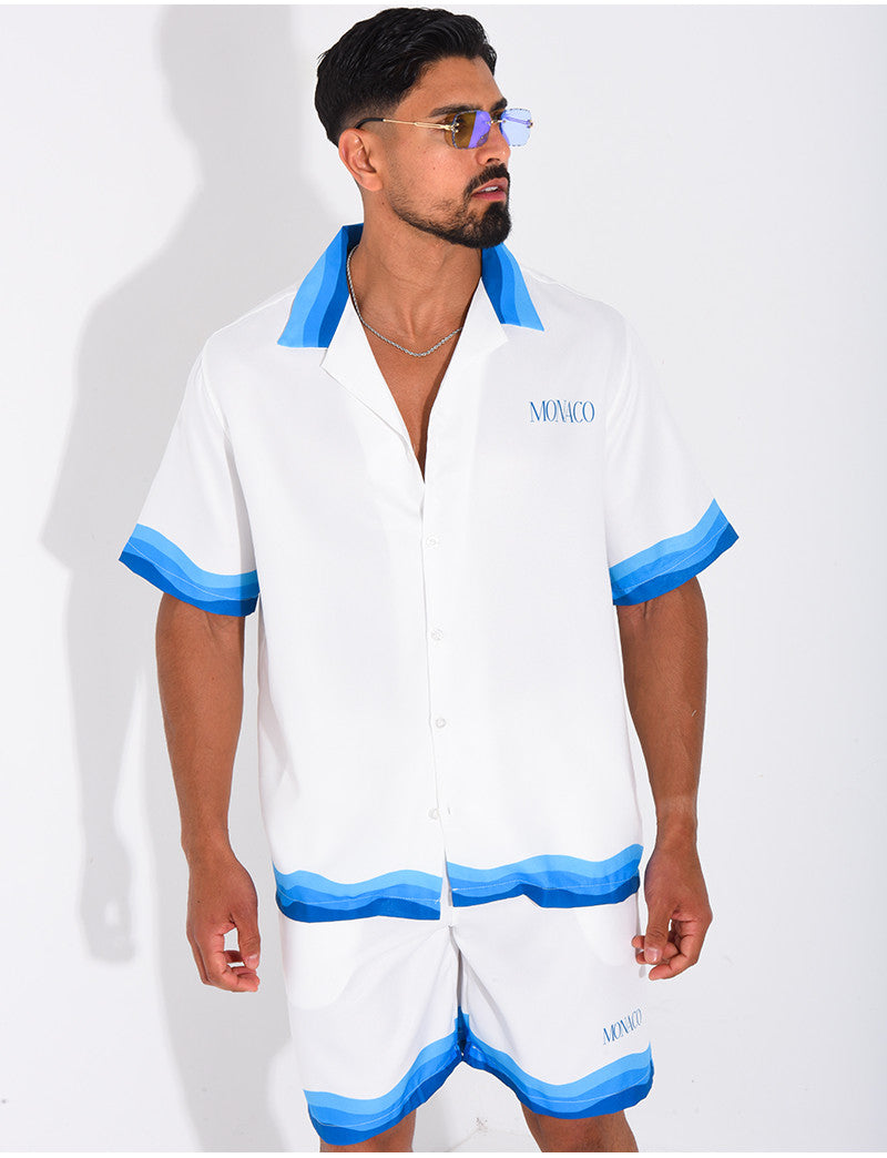 Ensemble short et chemise "Monaco"