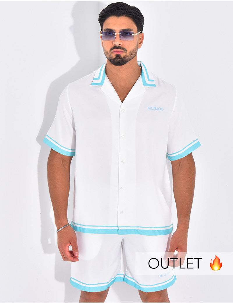 Ensemble short et chemise "Monaco"