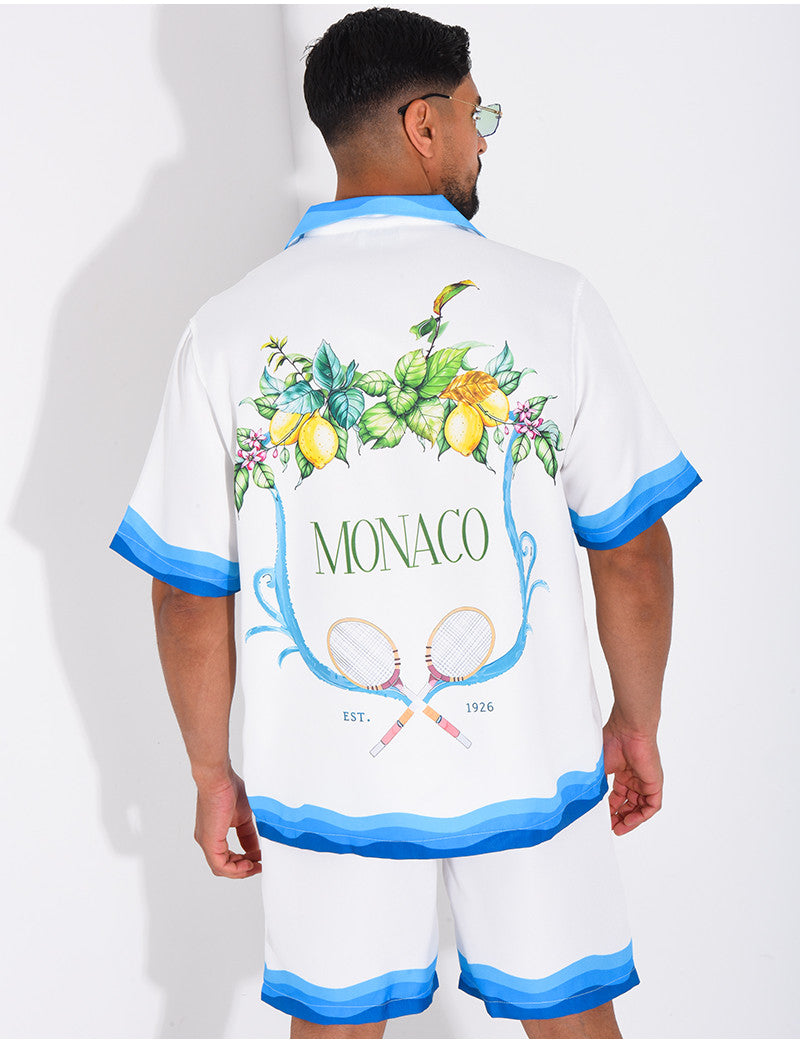 Ensemble short et chemise "Monaco"