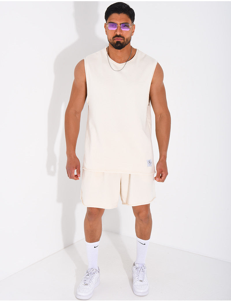 Ensemble short et T-Shirt sans manches
