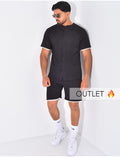 Ensemble short et chemise uni