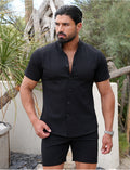 Ensemble short et chemise uni