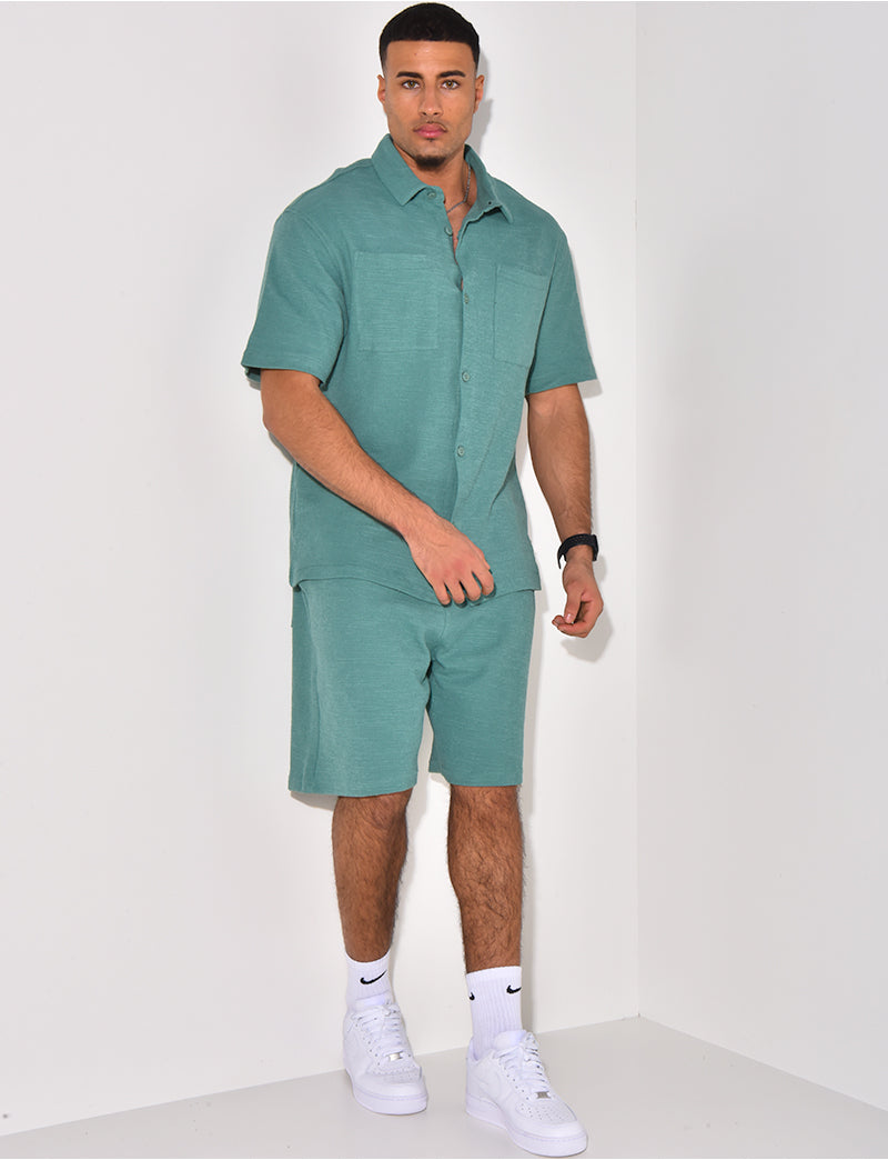 Ensemble short et chemise