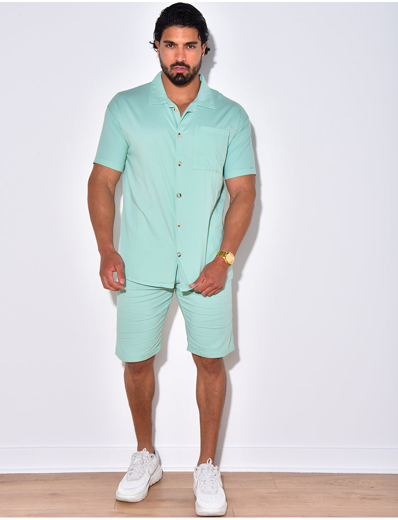 Ensemble short et chemise