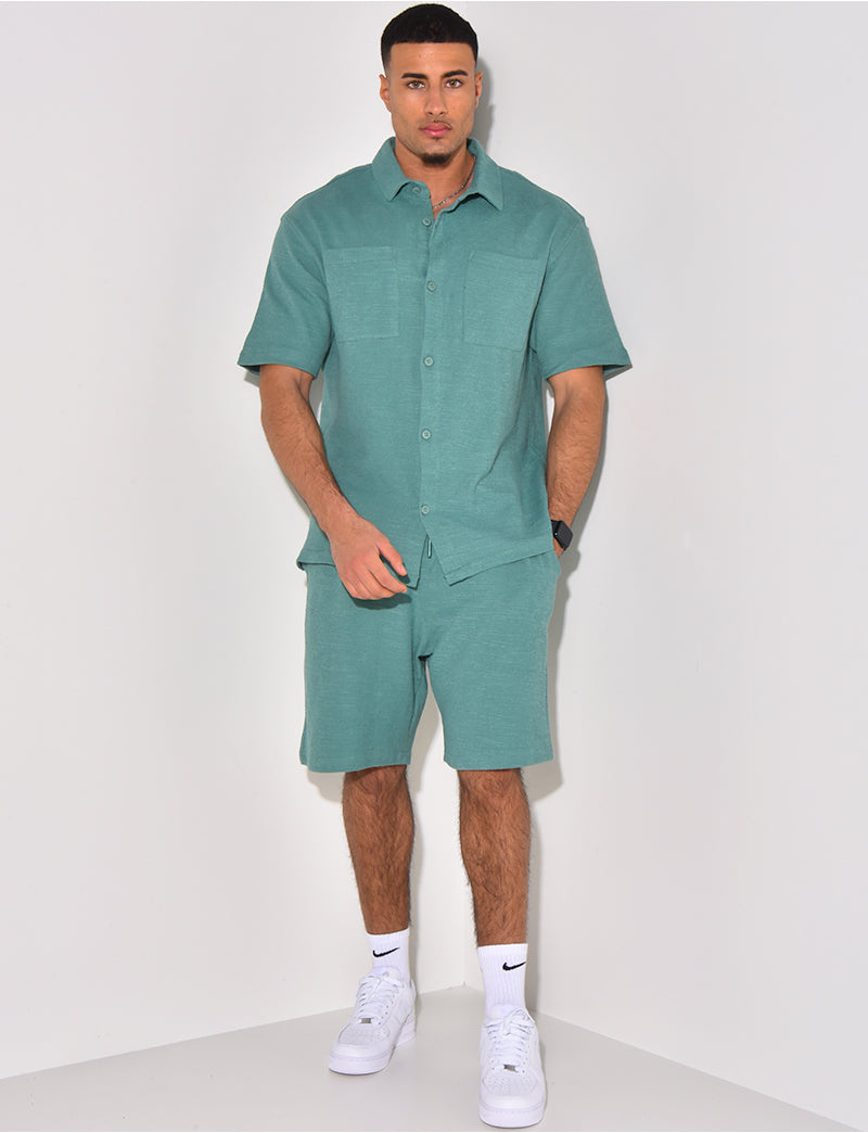 Ensemble short et chemise