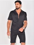 Ensemble short et chemise