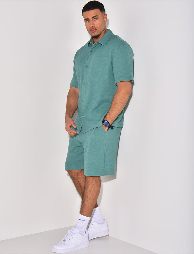 Ensemble short et chemise