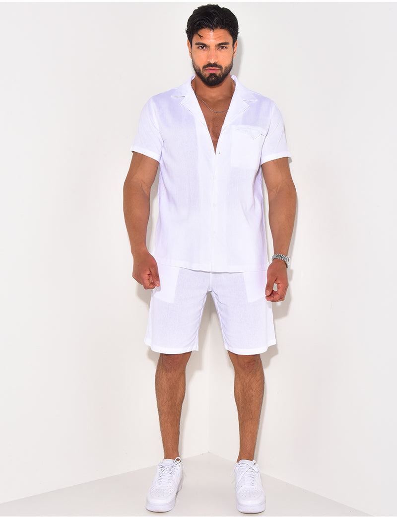 Ensemble short et chemise