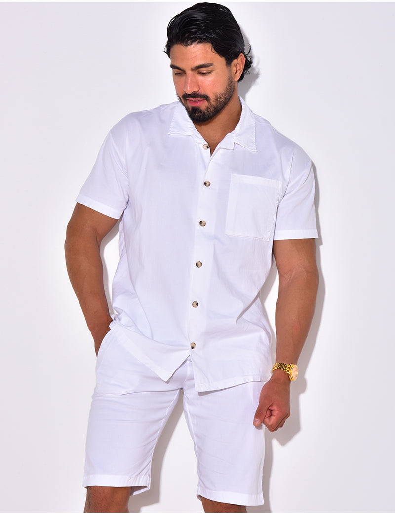 Ensemble short et chemise