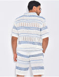 Ensemble short et polo ajouré